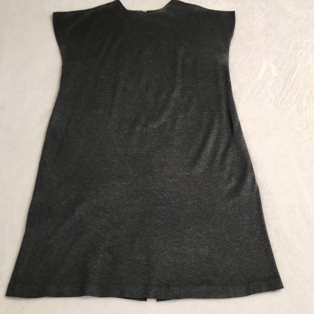 A.S. Elliot Women's Vintage Heathered Gray Cap Sleeve Sheath Style Dress Size 18